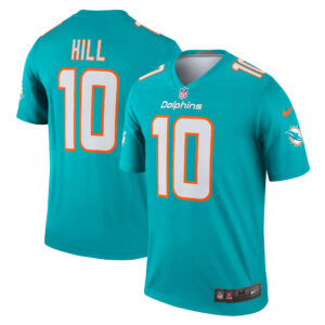 Tyreek Hill Miami Dolphins Nike Legend Jersey - Aqua