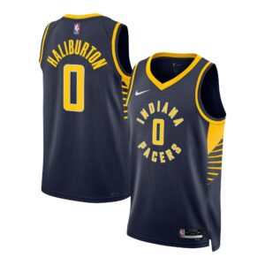 Tyrese Haliburton Indiana Pacers Nike Unisex Swingman Jersey - Icon Edition - Navy