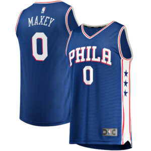 Tyrese Maxey Philadelphia 76ers Fanatics Youth 2020/21 Fast Break Replica Jersey - Icon Edition - Royal