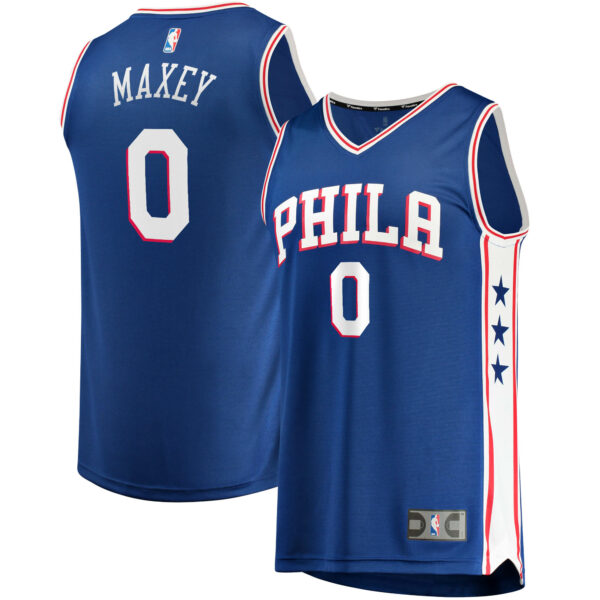 Tyrese Maxey Philadelphia 76ers Fanatics Youth 2020/21 Fast Break Replica Jersey - Icon Edition - Royal