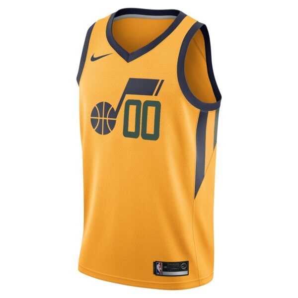 Utah Jazz Nike Swingman Custom Jersey - Statement Edition - Gold - Image 3