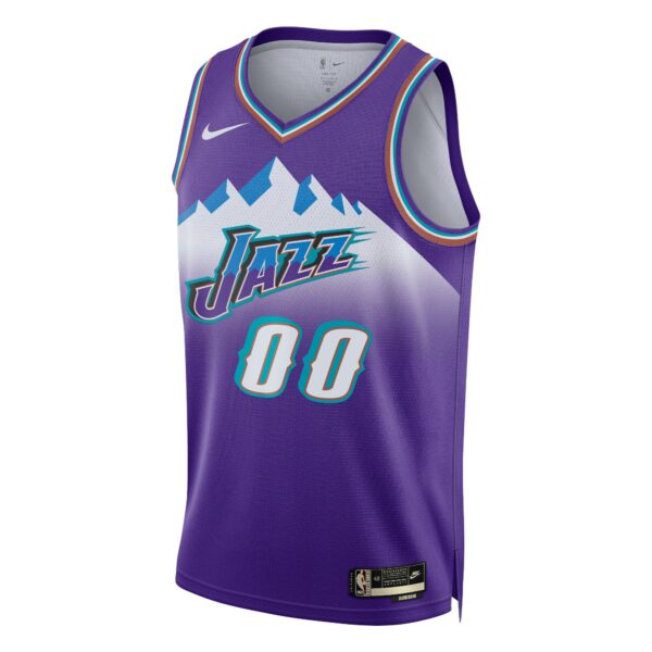 Utah Jazz Nike Unisex 2022/23 Custom Swingman Jersey - Classic Edition - Purple - Image 3