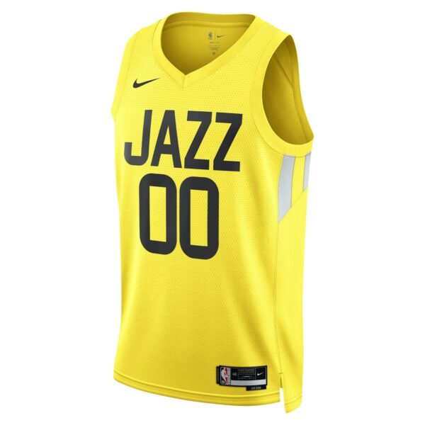 Utah Jazz Nike Unisex Swingman Custom Jersey Gold - Icon Edition - Image 3