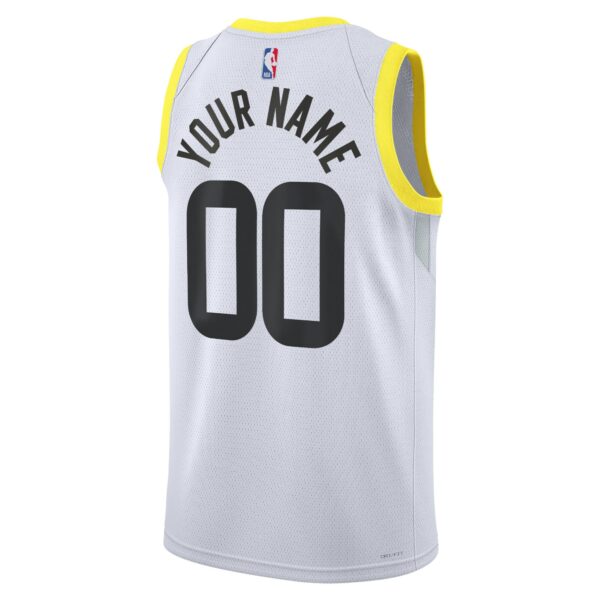 Utah Jazz Nike Unisex Swingman Custom Jersey White - Association Edition - Image 4
