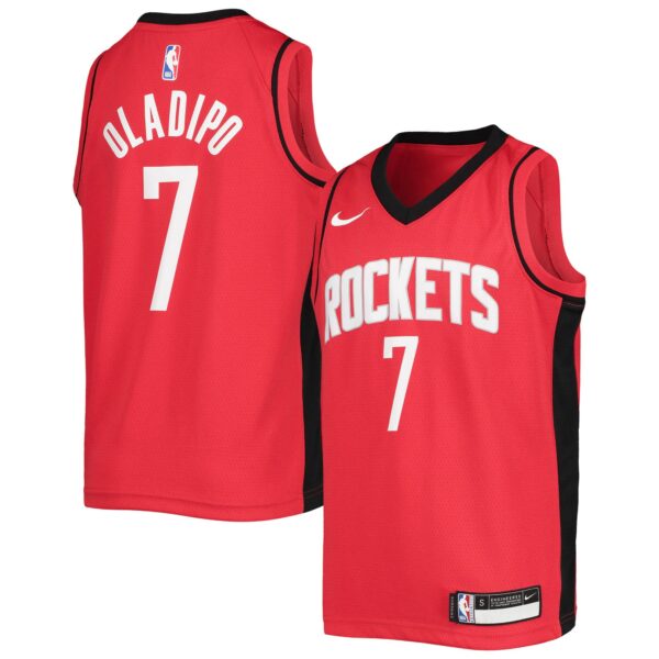Victor Oladipo Houston Rockets Nike Youth Swingman Jersey - Icon Edition - Red - Image 2
