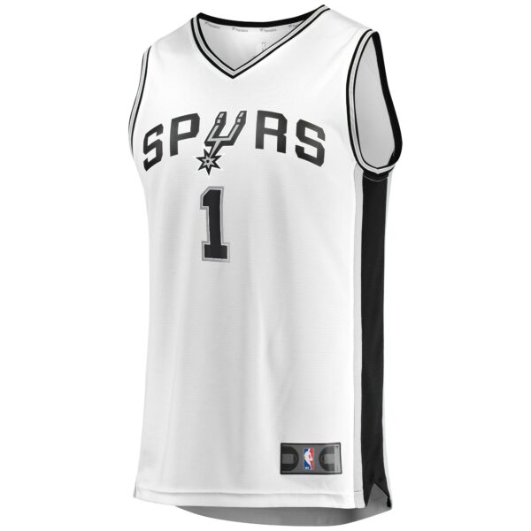 Victor Wembanyama San Antonio Spurs Fanatics Fast Break Player Jersey - Association Edition - White - Image 3