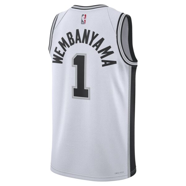 Victor Wembanyama San Antonio Spurs Nike Unisex Swingman Jersey - Association Edition - White - Image 4