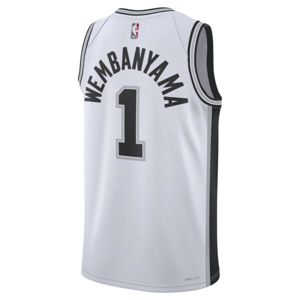 Victor Wembanyama San Antonio Spurs Nike Unisex Swingman Jersey - Association Edition - White - Image 4