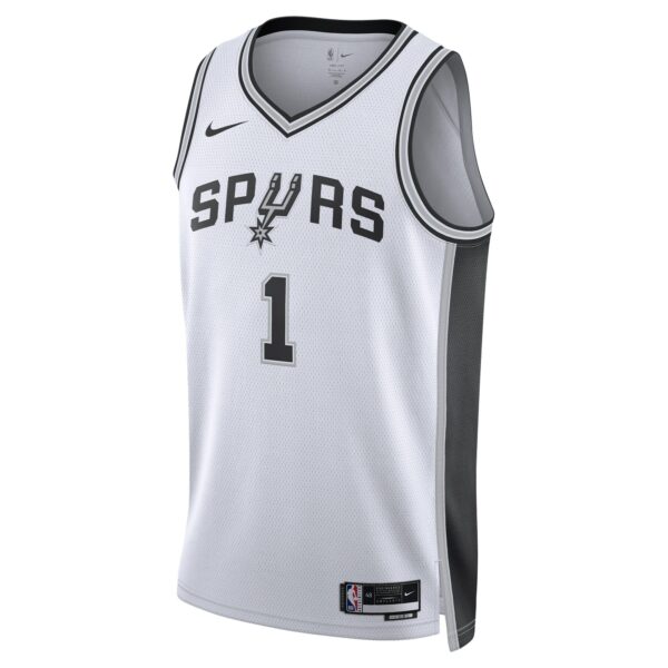 Victor Wembanyama San Antonio Spurs Nike Unisex Swingman Jersey - Association Edition - White - Image 3