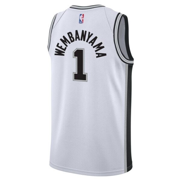 Victor Wembanyama San Antonio Spurs Nike Youth Swingman Jersey - Association Edition - White - Image 4