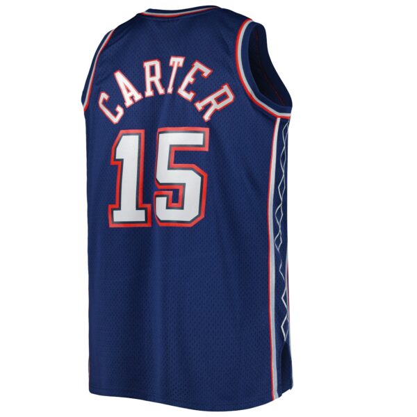 Vince Carter New Jersey Nets Mitchell & Ness Big & Tall Hardwood Classics 2006/07 Swingman Jersey - Navy - Image 4