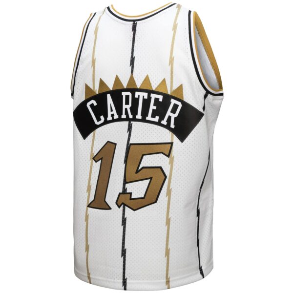 Vince Carter Toronto Raptors Mitchell & Ness 1998-99 Hardwood Classics Reload 3.0 Swingman Jersey - White - Image 4