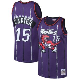 Vince Carter Toronto Raptors Mitchell & Ness 1998/99 Big & Tall Hardwood Classics Swingman Jersey - Purple