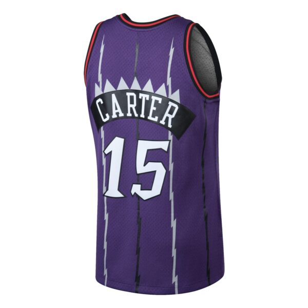 Vince Carter Toronto Raptors Mitchell & Ness 1998/99 Hardwood Classics Swingman Jersey - Purple - Image 4
