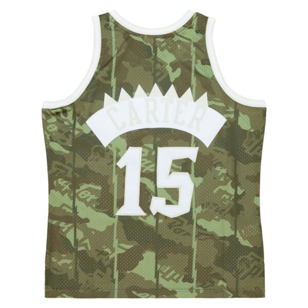 Vince Carter Toronto Raptors Mitchell & Ness Hardwood Classics 1998/99 Ghost Green Swingman Jersey - Camo - Image 4