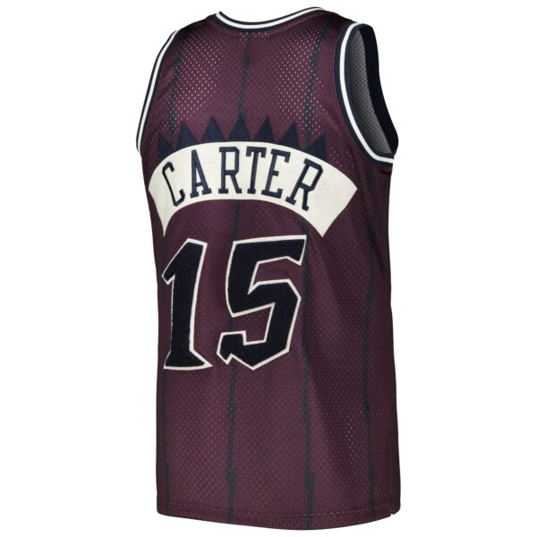 Vince Carter Toronto Raptors Mitchell & Ness Hardwood Classics Off-Court Swingman Jersey - Purple - Image 4