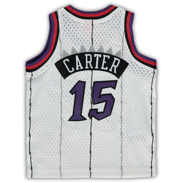 Vince Carter Toronto Raptors Mitchell & Ness Infant 1998/99 Hardwood Classics Player Jersey - White - Image 4