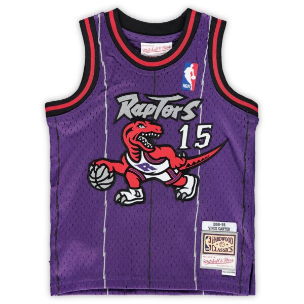 Vince Carter Toronto Raptors Mitchell & Ness Infant 1998/99 Hardwood Classics Retired Player Jersey - Purple - Image 3