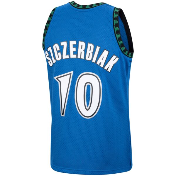 Wally Szczerbiak Minnesota Timberwolves Mitchell & Ness 2001/02 Hardwood Classics Swingman Jersey - Blue - Image 4