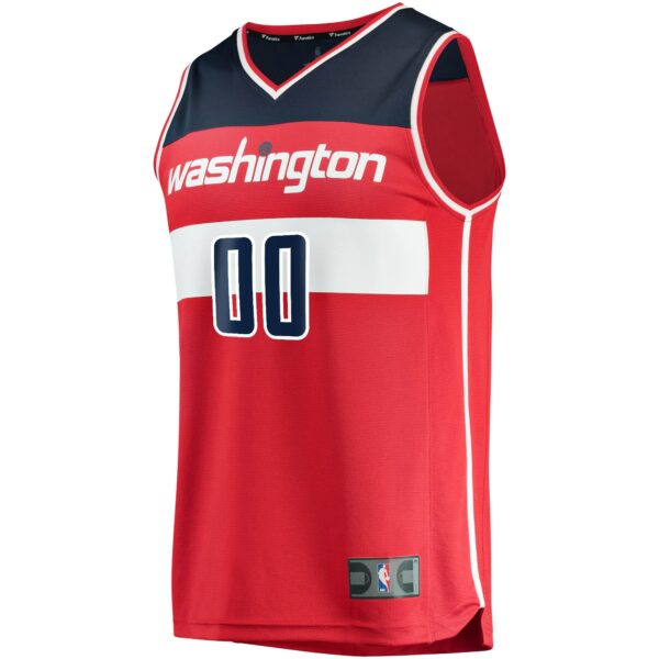 Washington Wizards Fanatics Fast Break Custom Replica Jersey Red - Icon Edition - Image 3
