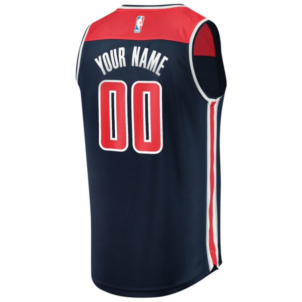 Washington Wizards Fanatics Fast Break Replica Custom Jersey Navy - Statement Edition - Image 4