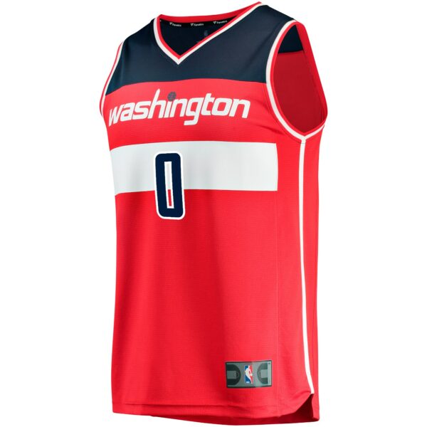 Washington Wizards Fanatics  Fast Break Replica Jersey - Icon Edition - Red - Image 3
