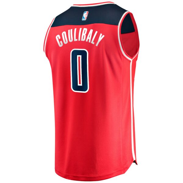 Washington Wizards Fanatics  Fast Break Replica Jersey - Icon Edition - Red - Image 4