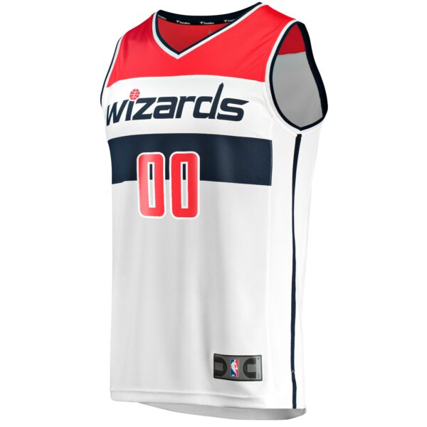 Washington Wizards Fanatics Youth Fast Break Replica Custom Jersey - Association Edition - White - Image 3
