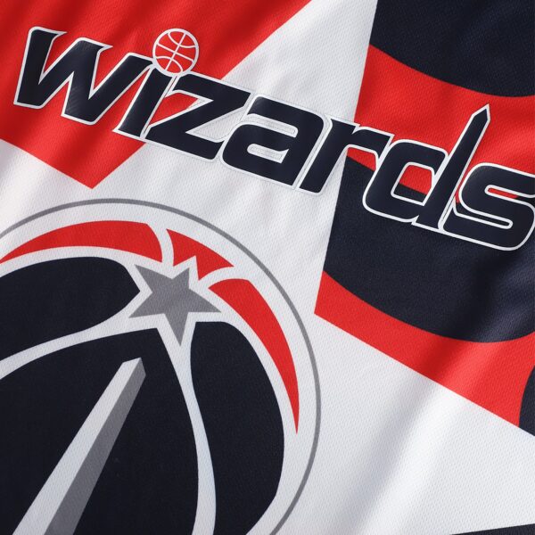 Washington Wizards NBA & KidSuper Studios by Fanatics Unisex Hometown Jersey - Red - Image 7
