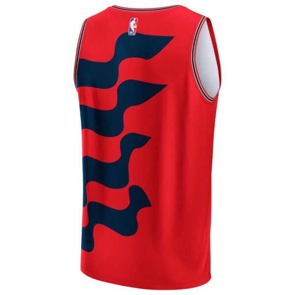 Washington Wizards NBA & KidSuper Studios by Fanatics Unisex Hometown Jersey - Red - Image 4