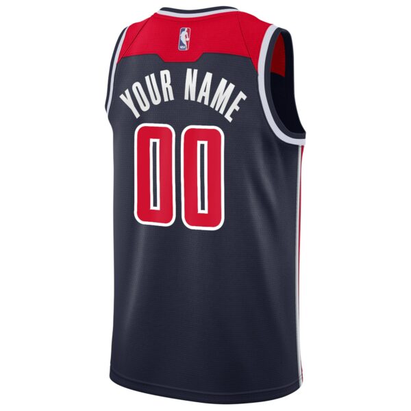 Washington Wizards Nike 2019/20 Custom Swingman Jersey Navy - Statement Edition - Image 4