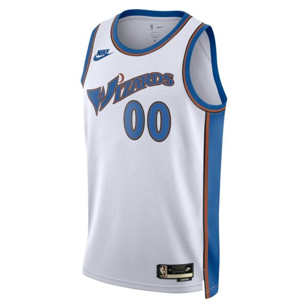 Washington Wizards Nike Unisex 2022/23 Custom Swingman Jersey - Classic Edition - White - Image 3