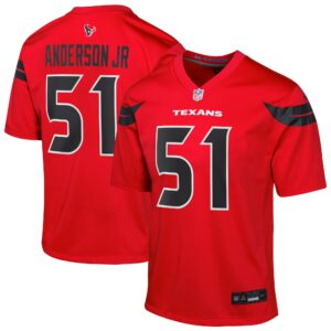 Will Anderson Jr. Houston Texans Nike Youth Alternate Game Jersey - Red