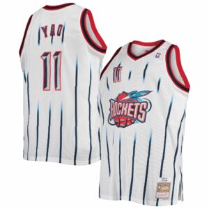 Yao Ming Houston Rockets Mitchell & Ness 2002/03 Big & Tall Hardwood Classics Swingman Jersey - White