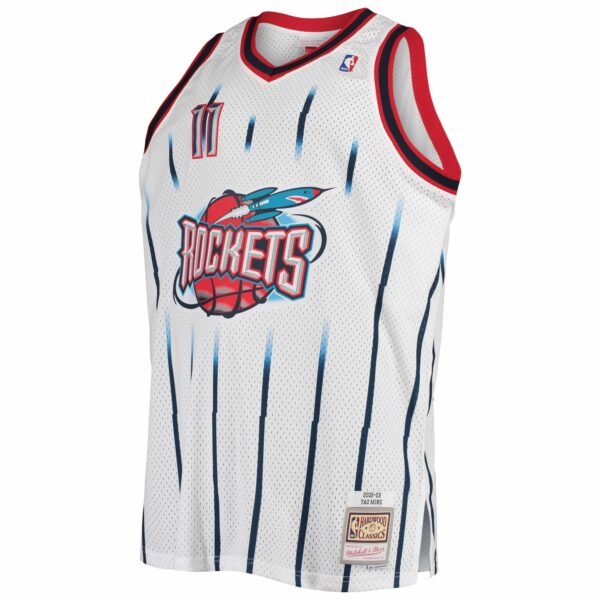 Yao Ming Houston Rockets Mitchell & Ness 2002/03 Big & Tall Hardwood Classics Swingman Jersey - White - Image 3