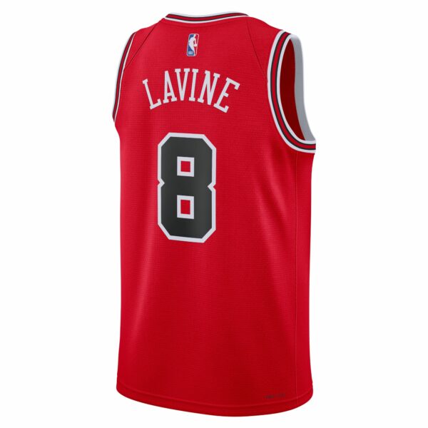 Zach LaVine Chicago Bulls Nike Unisex Swingman Jersey - Icon Edition - Red - Image 4