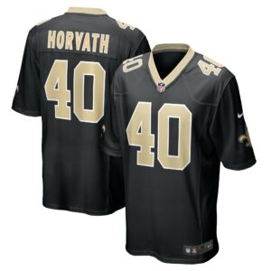 Zander Horvath New Orleans Saints Nike  Game Jersey -  Black