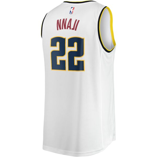 Zeke Nnaji Denver Nuggets Fanatics Fast Break Player Jersey - Association Edition - White - Image 4