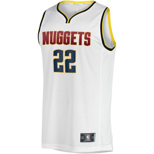 Zeke Nnaji Denver Nuggets Fanatics Youth Fast Break Player Jersey - Association Edition - White - Image 3