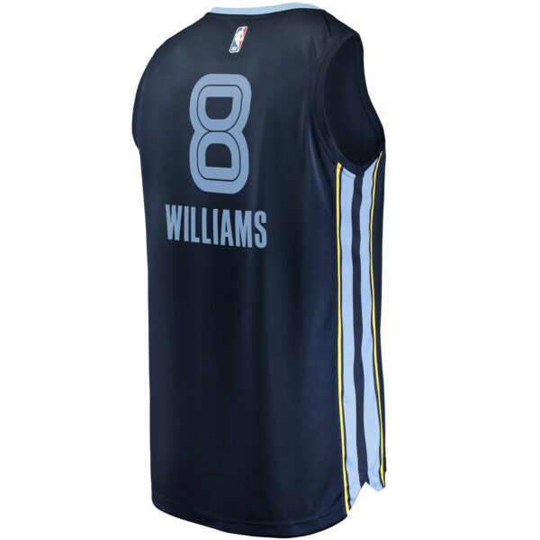 Ziaire Williams Memphis Grizzlies Fanatics Fast Break Replica Jersey - Icon Edition - Navy - Image 4
