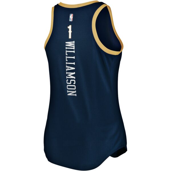 Zion Williamson New Orleans Pelicans Fanatics Women's Fast Break Team Tank Jersey - Icon Edition - Navy - Image 4