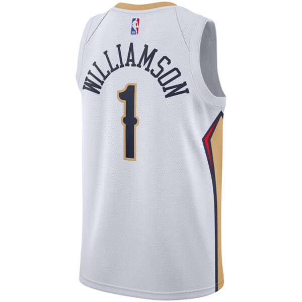 Zion Williamson New Orleans Pelicans Nike 2019/2020 Swingman Jersey - Association Edition - White - Image 4