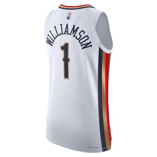 Zion Williamson New Orleans Pelicans Nike 2021/22 Swingman Jersey - City Edition - White - Image 4