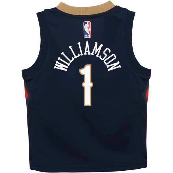 Zion Williamson New Orleans Pelicans Nike Preschool Swingman Player Jersey - Icon Edition - Navy - Image 4
