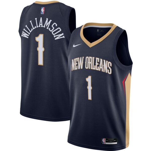 Zion Williamson New Orleans Pelicans Nike Swingman Jersey - Navy - Icon Edition - Image 2