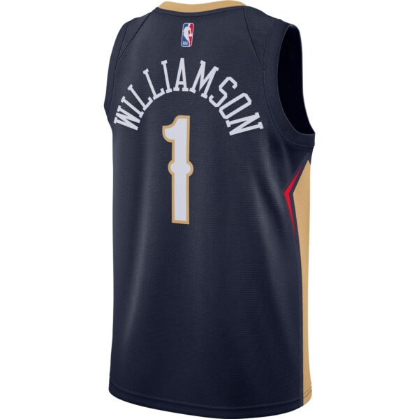 Zion Williamson New Orleans Pelicans Nike Swingman Jersey - Navy - Icon Edition - Image 4