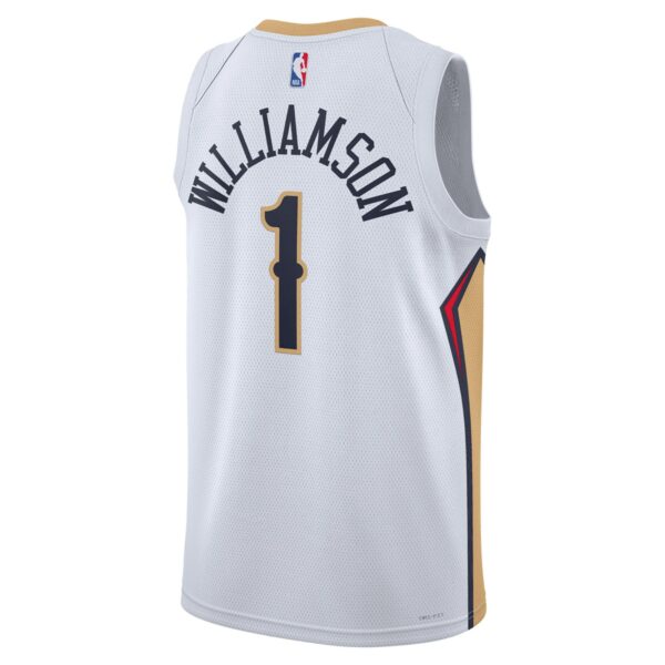 Zion Williamson New Orleans Pelicans Nike Unisex Swingman Jersey - Association Edition - White - Image 4