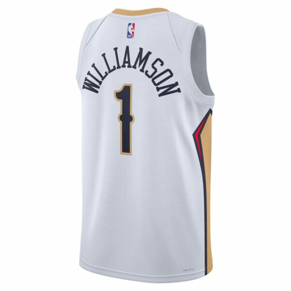 Zion Williamson New Orleans Pelicans Nike Unisex Swingman Jersey - Association Edition - White - Image 4