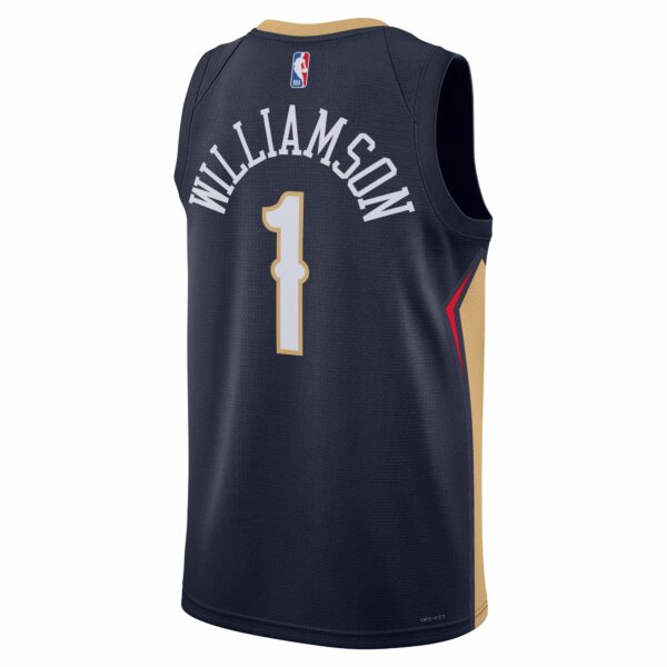Zion Williamson New Orleans Pelicans Nike Unisex Swingman Jersey - Icon Edition - Navy - Image 4