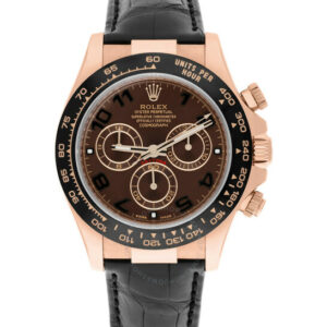 Cosmograph Daytona Chronograph Automatic Chronometer Brown Dial Men's Watch
